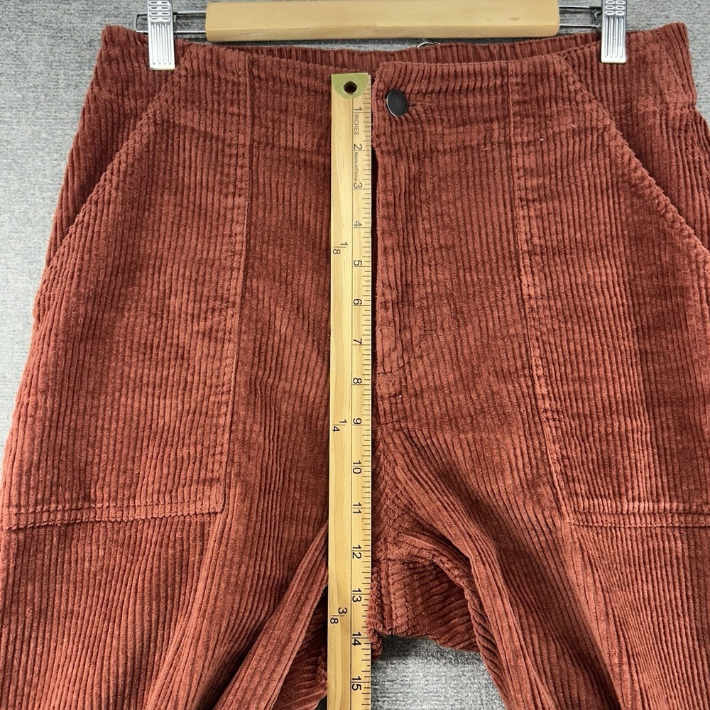Pact Corduroy Organic Cotton Pants Women Size Large  Rust Brown Casual - Picture 4 of 9